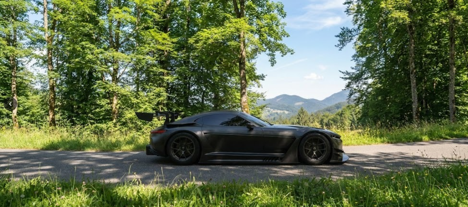 Toyota GR GT hybrid supercar with aerodynamic design and front-midship V8 layout