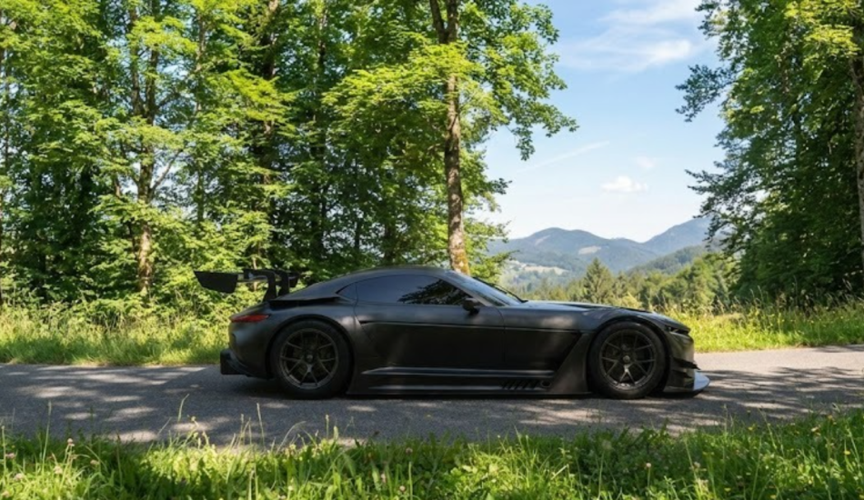 Toyota GR GT hybrid supercar with aerodynamic design and front-midship V8 layout